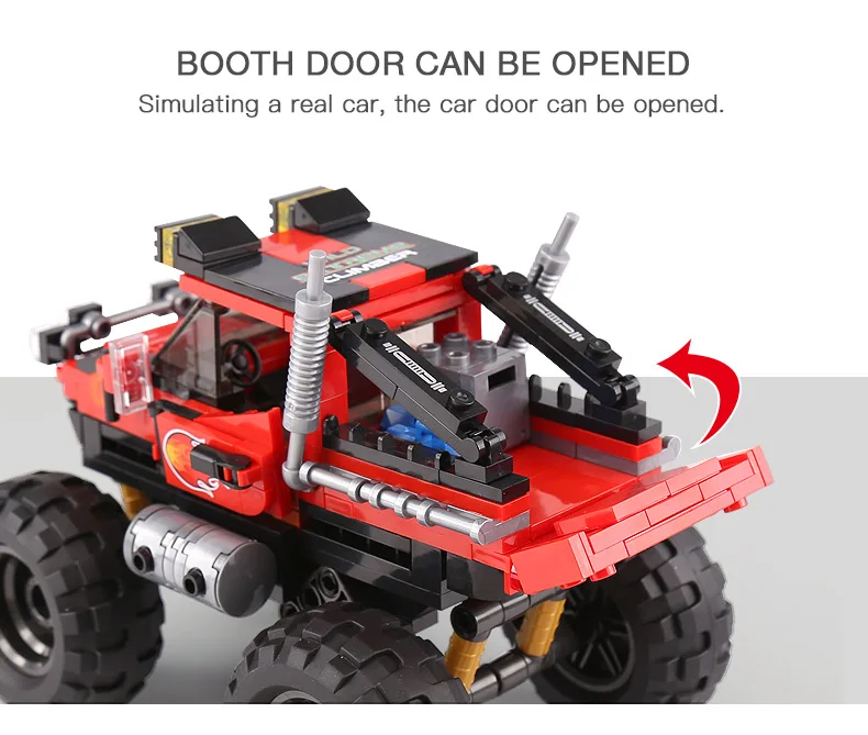 XingBao 03025 Technic супер большой ножной автомобиль набор строительных блоков Кирпичи игрушка для детей развивающие используется подарок на день рождения