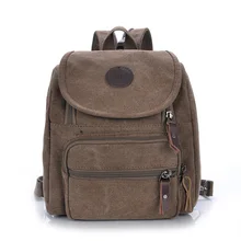 Vintage Fashion Women Mini Backpack Women’s Backpack Multifunctional Canvas Bag Travel Rucksack Small Chest Pack Girl Schoolbags