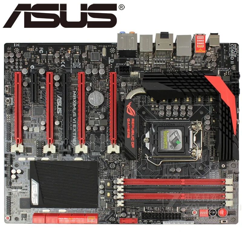

Asus Maximus VI Extreme Desktop Motherboard Z87 Socket LGA 1150 i3 i5 i7 DDR3 32G ATX UEFI BIOS Original Used Mainboard Hot Sale