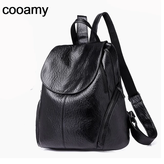 Fashion Women Backpack High Quality Youth Leather Backpacks for Teenage Girls Female School Shoulder Bag Bagpack mochila 1