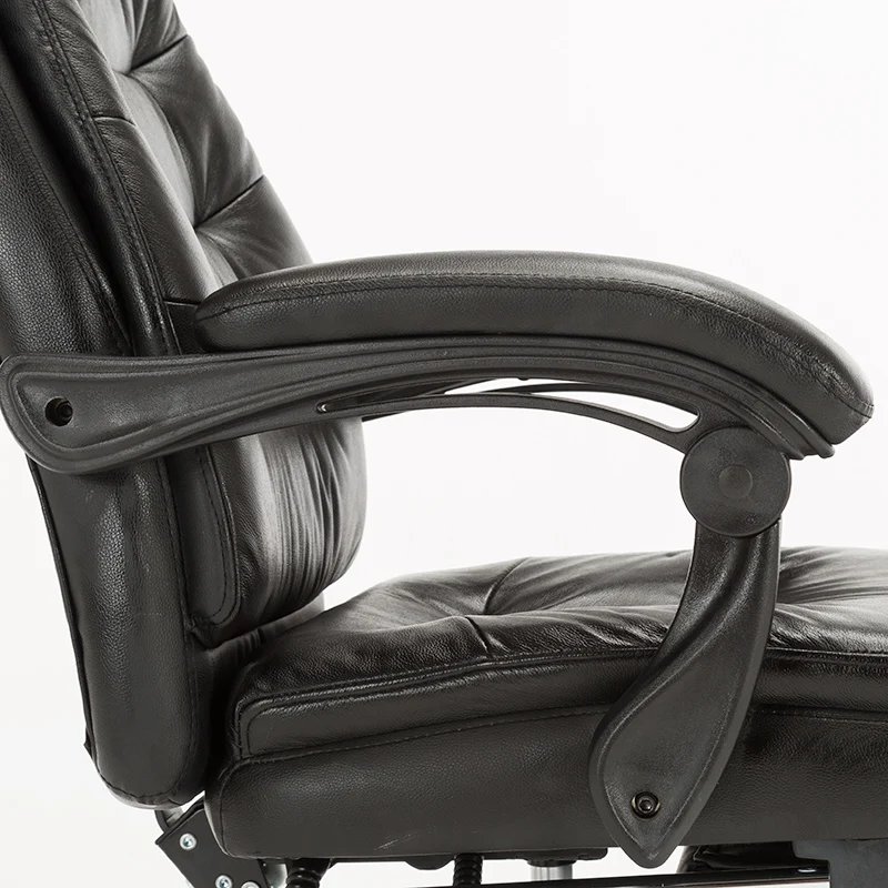 Genuine Leather Office Chair Household Cowhide Leather Computer Chair PU Swivel Lift Gaming Chair R