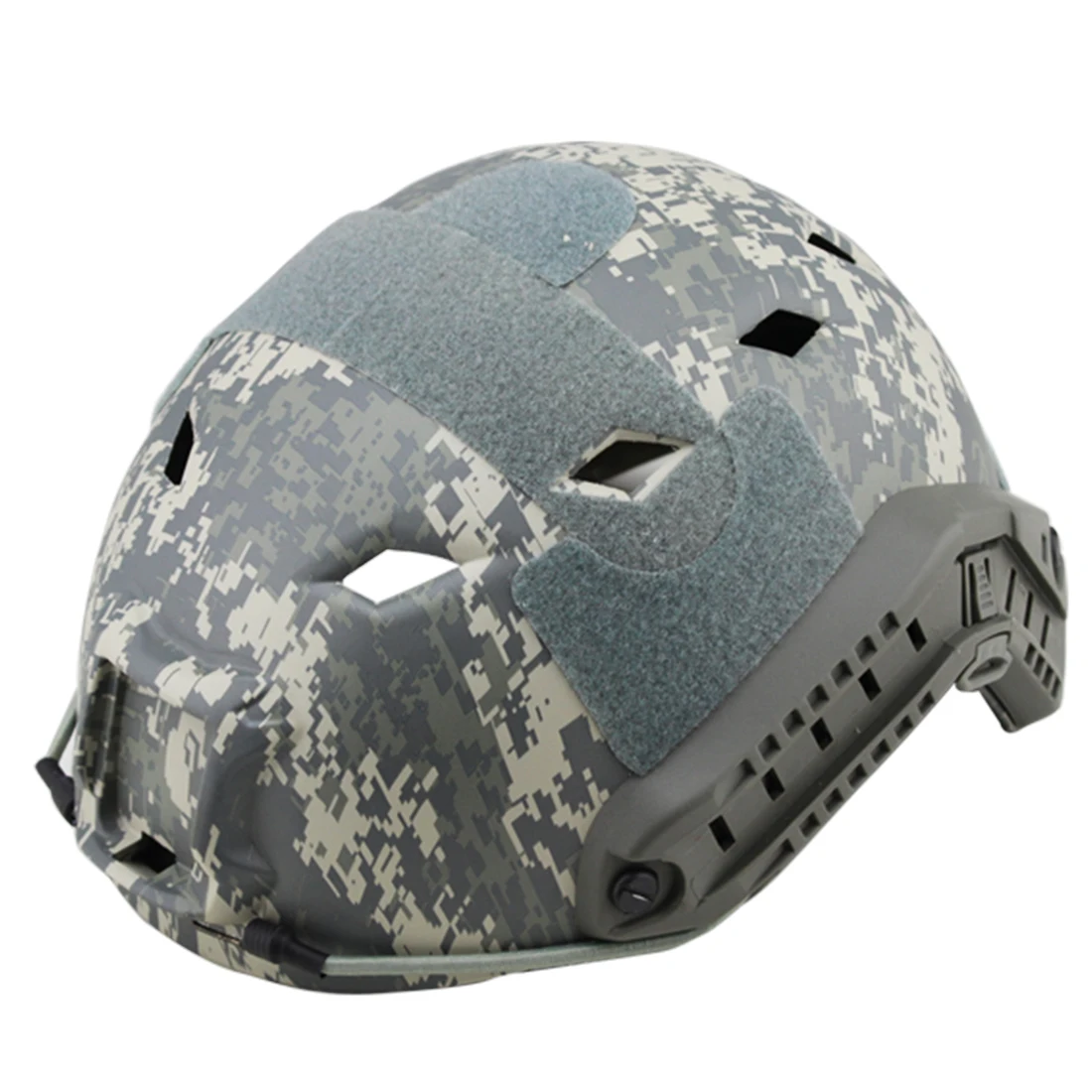 

Surwish Camouflage Tactics Protective Helmet for FAST Pore-rhomb Helmet Outdoor Activity - AT