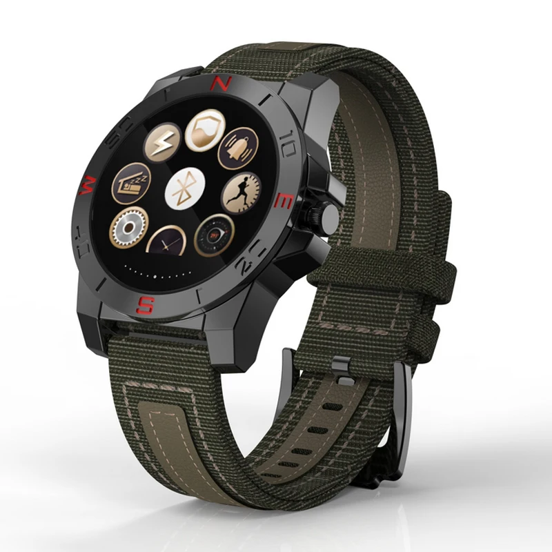 N10 уличные умные часы с длинным временем ожидания 304L стальным ободком, трекер сердечного ритма, компас, водонепроницаемые часы с функцией Bluetooth
