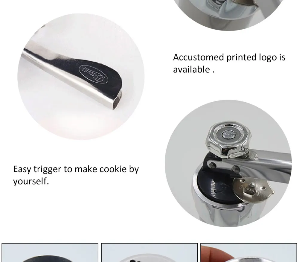Cookie Tools Manual Biscuit Cookie Press Stamps Set Cake Decorating Tools Maker with 4 Nozzles 20 Die Plates 063  (10)