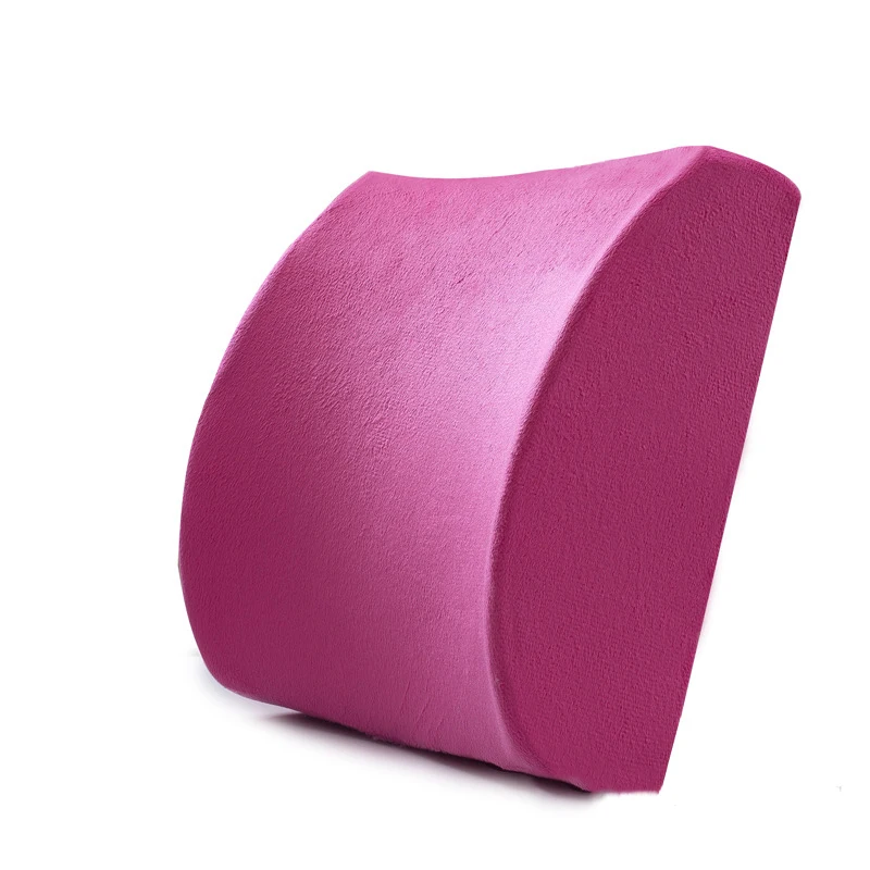 Дорожная подушка для сидения копчик ортопедическая пена с памятью U сиденье массажное кресло подушка для автомобиля офисная массажная подушка домашний текстиль - Цвет: Suede Rose red