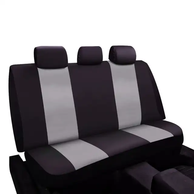 Charcoal Car Seat Covers Set Universal Fit For Sedan Suv Truck