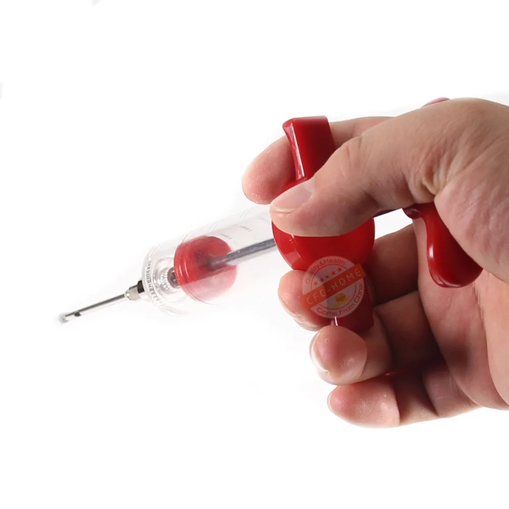 Meat Injector Syringe Turkey Injector 3 Marinade Injector Needles 1oz with Cleaning Brush Easy to Use & Clean
