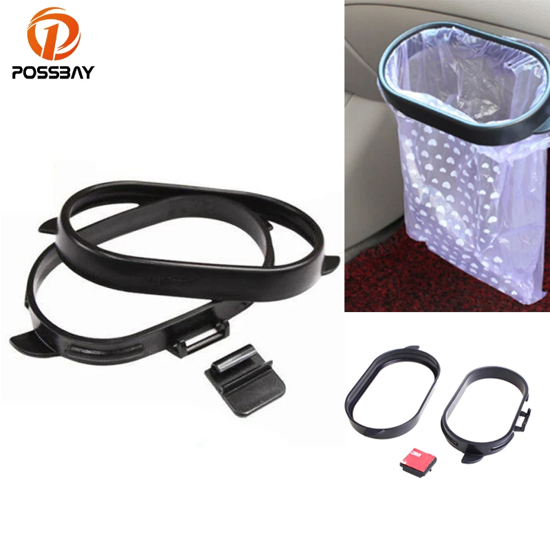 POSSBAY Trash Bag Rack Car Car Hanger Vehicle Frame Garbage Bag Holder