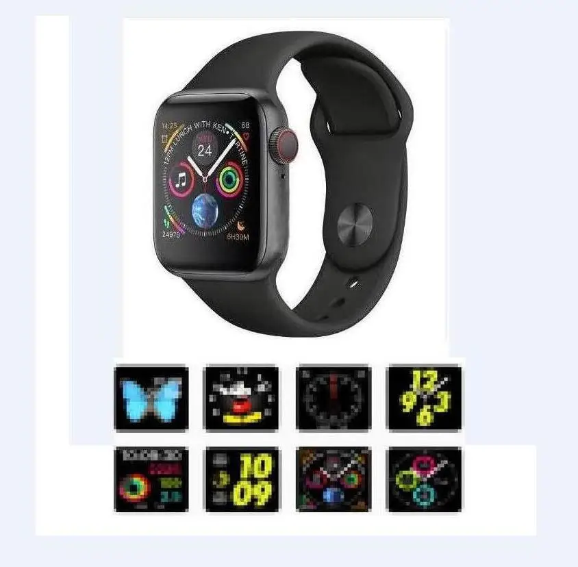 Серия 4 IWO 8 Smartwatch 44 мм корпус часов серии 4 для телефона 6 7 8 Xiaomi huawei Поддержка SMS Синхронизация Смарт-часы