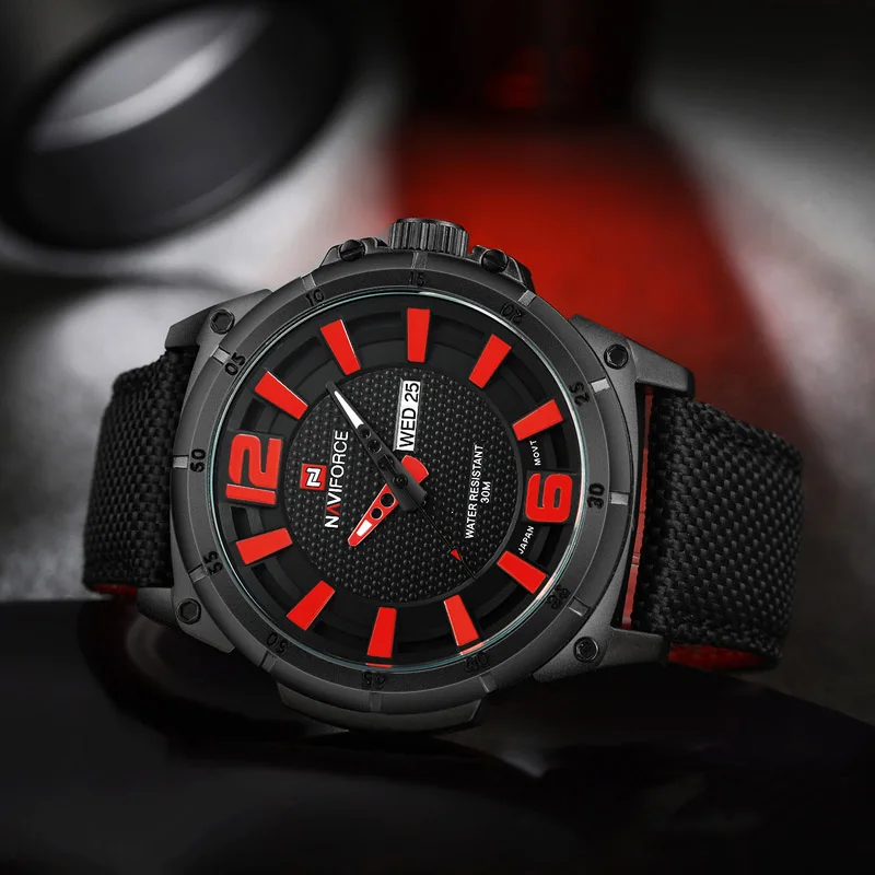 Kaufen 2020 neue Mode Luxus Marke NAVIFORCE Männer Armee Militär Uhren männer Quarz Uhr Mann Sport Armbanduhr Relogios Masculino