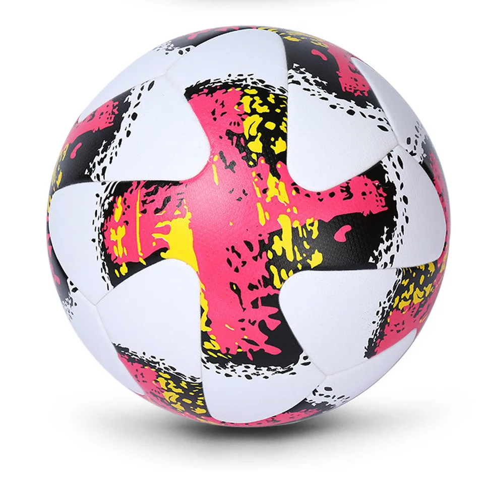 High Quality 2018 PU Soccer Ball Official Size 5 Football Goal League Outdoor Match Training