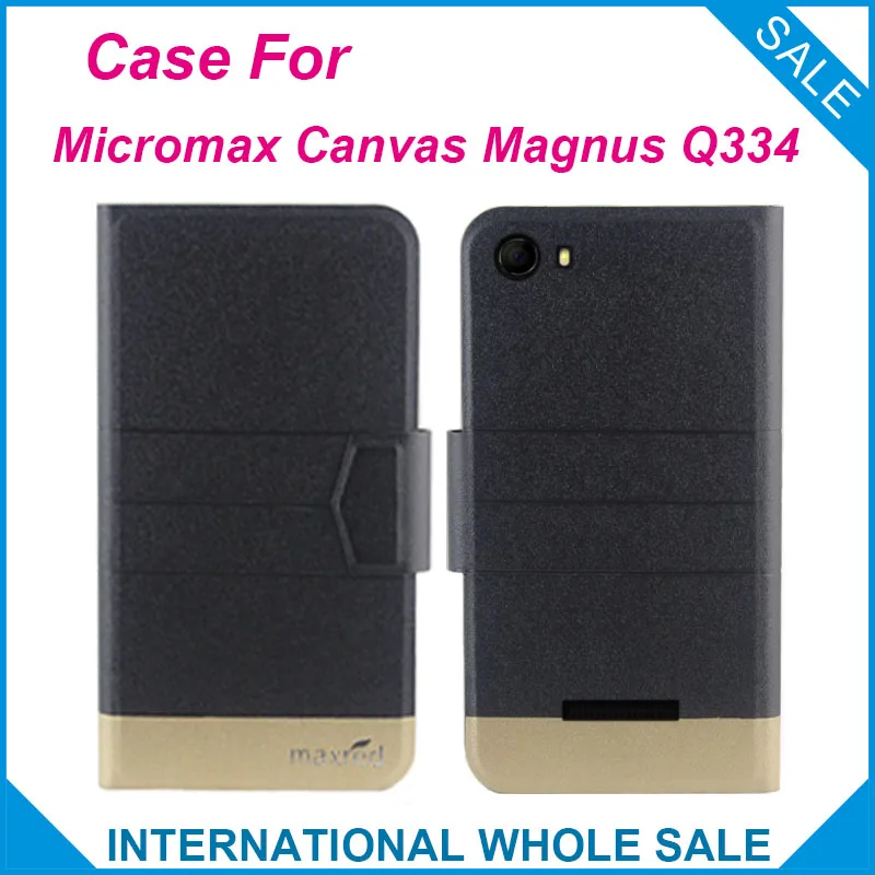 5 цветов супер! Micromax Canvas Magnus Q334 чехол, мода Бизнес магнитная застежка, Высокое Качество кожаный Эксклюзив защитный