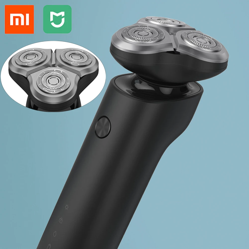 Xiaomi Mijia мужская электробритва с гибкой бритвенной головкой 3 сухое влажное бритье