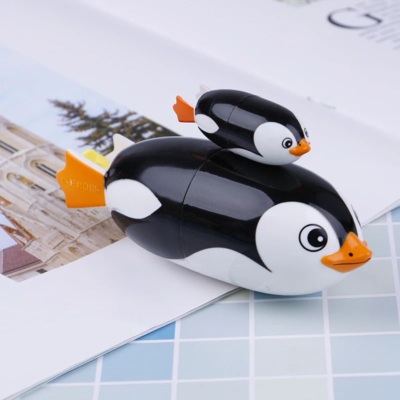 penguin bath toy slide