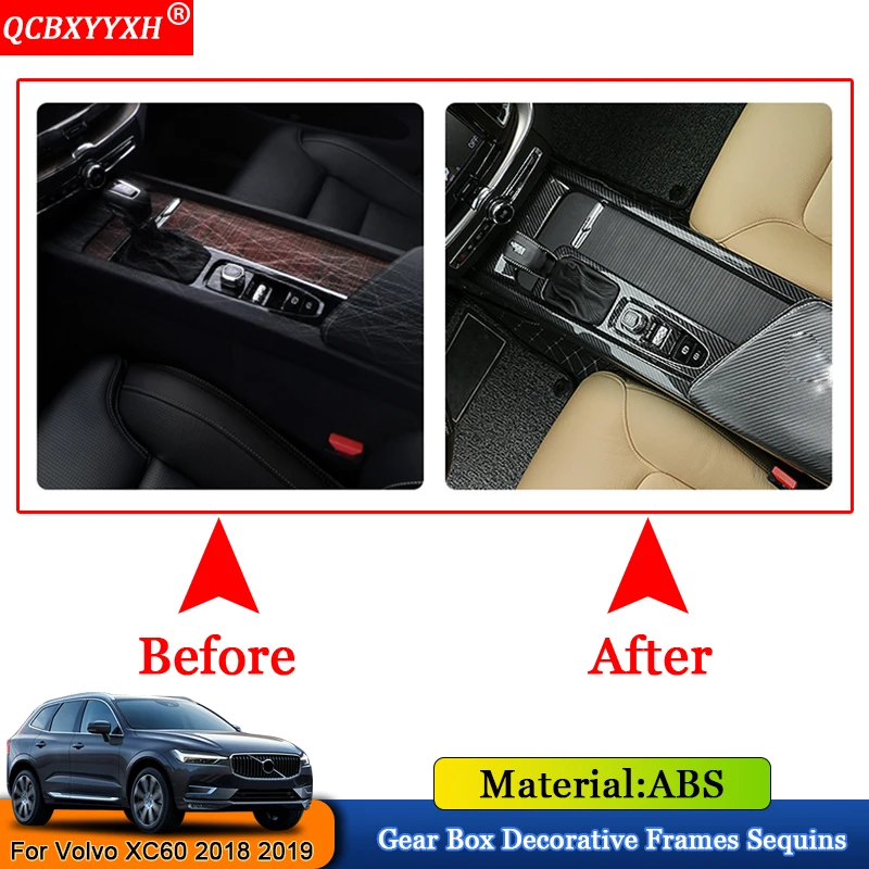 QCBXYYXH Car Styling Car Interior Frame Decal Cup Holder Panel Sequins Auto Decorations Stickers Fi