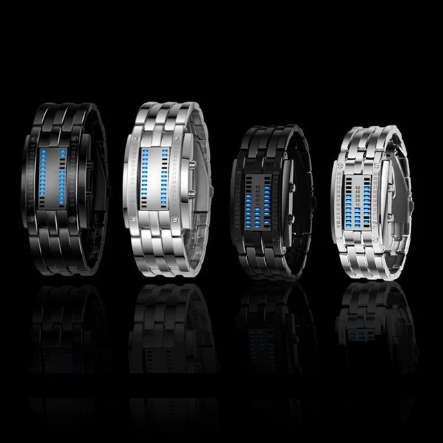 NEW Hot Led Displayer Luminous Sports Watches Deluxe Luxury LED Electronic Men W NEW Hot Led Displayer Luminous Sports Watches Deluxe Luxury LED Electronic Men W