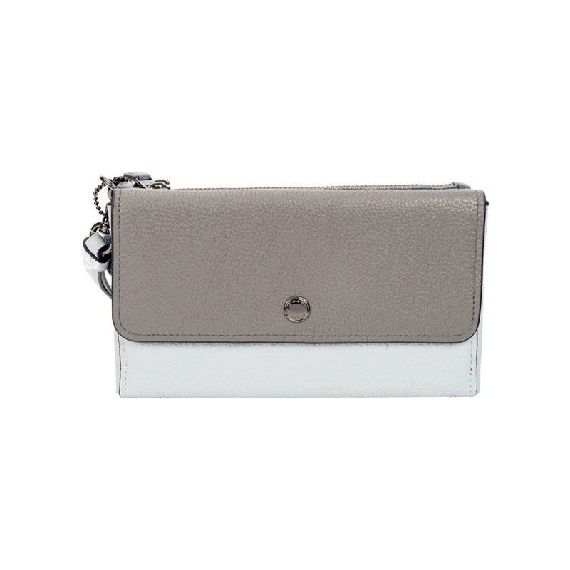Coach Colorblock тройной маленький браслет в гальке кожа Жасмин мульти 29911 - Цвет: gray29911DKMVS