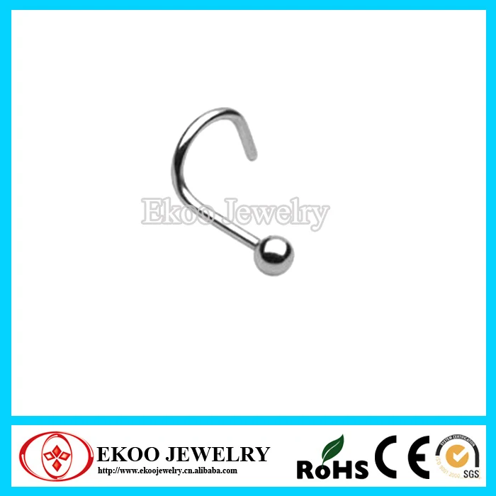 Highly Polished G23 Titanium Body Piercing Jewelry 18 Gauge 20 Gauge