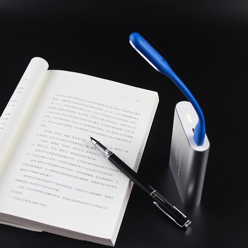 Маленький гибкий USB светодиодный светильник энергосберегающий ночник книжный