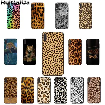 

RuiCaiCa Tiger Leopard Print Panther Soft Silicone TPU Phone Cover for Apple iPhone 8 7 6 6S Plus X XS MAX 5 5S SE XR Cases