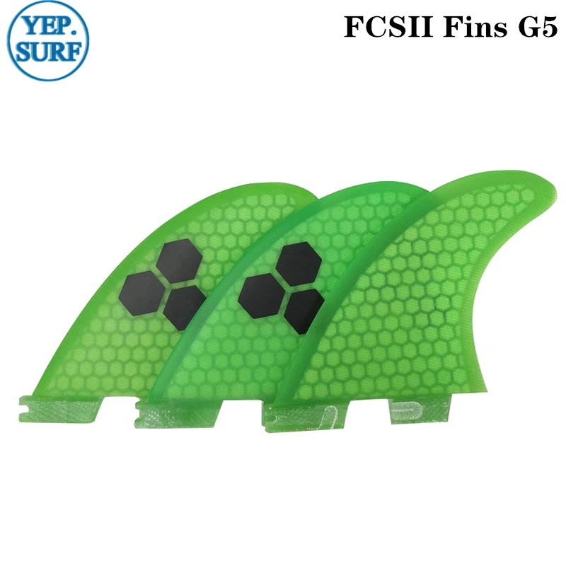 Плавники для серфинга FCS2 G5 Fin сотовый плавник доски 6 цветов Серфинг Quilhas
