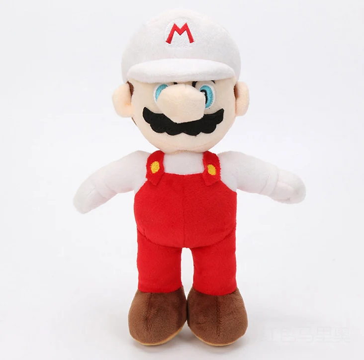 Марио 10 шт. огненный Mario Luigi 1" 25 см плюшевая кукла - Цвет: Mario