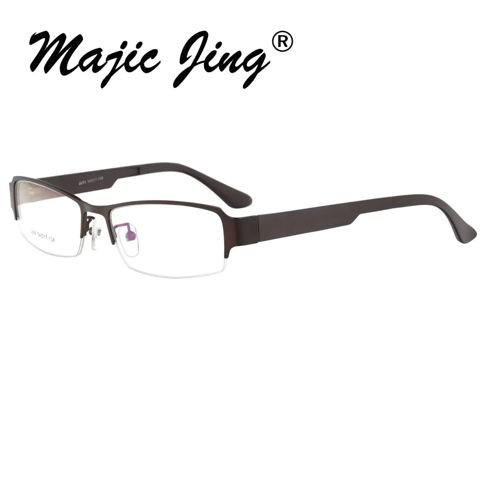 Magic Jing металлические очки для близорукости оптические рамки очки для мужчин 2294
