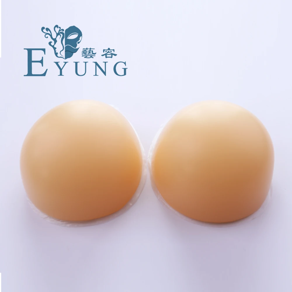

EYUNG 1400g/Pair Silicone Bra Push Up Inserts Pad Breast Enhancer 75C cup fake boobs pads for crossdresser/Mastectomy