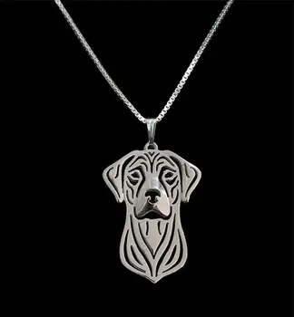 

Fashion Newest Handmade Rhodesian Ridgeback Pendant choker Necklace for women Dog charm Jewelry Pet Lovers Gift