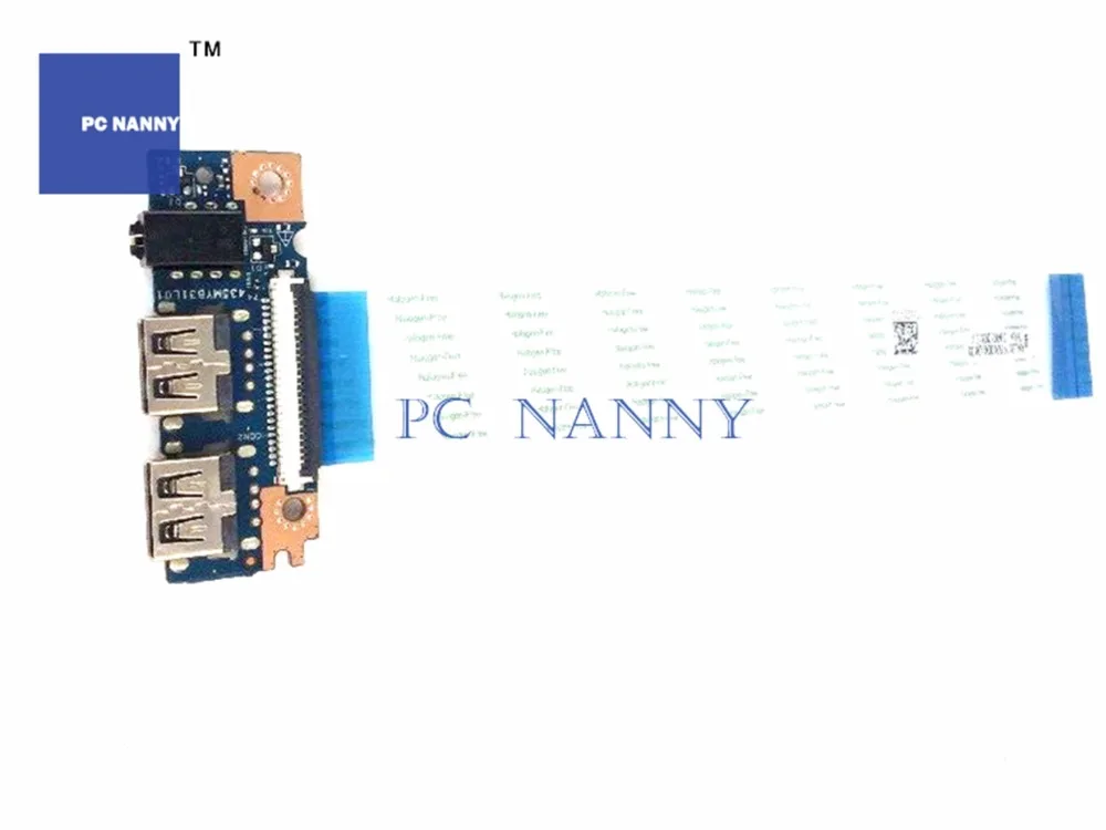 PCNANNY для Dell Inspiron 15 3559 5559 5558 USB аудио Jack Порты и разъёмы доска с кабелем LS-D071P 2WMGK 02WMGK