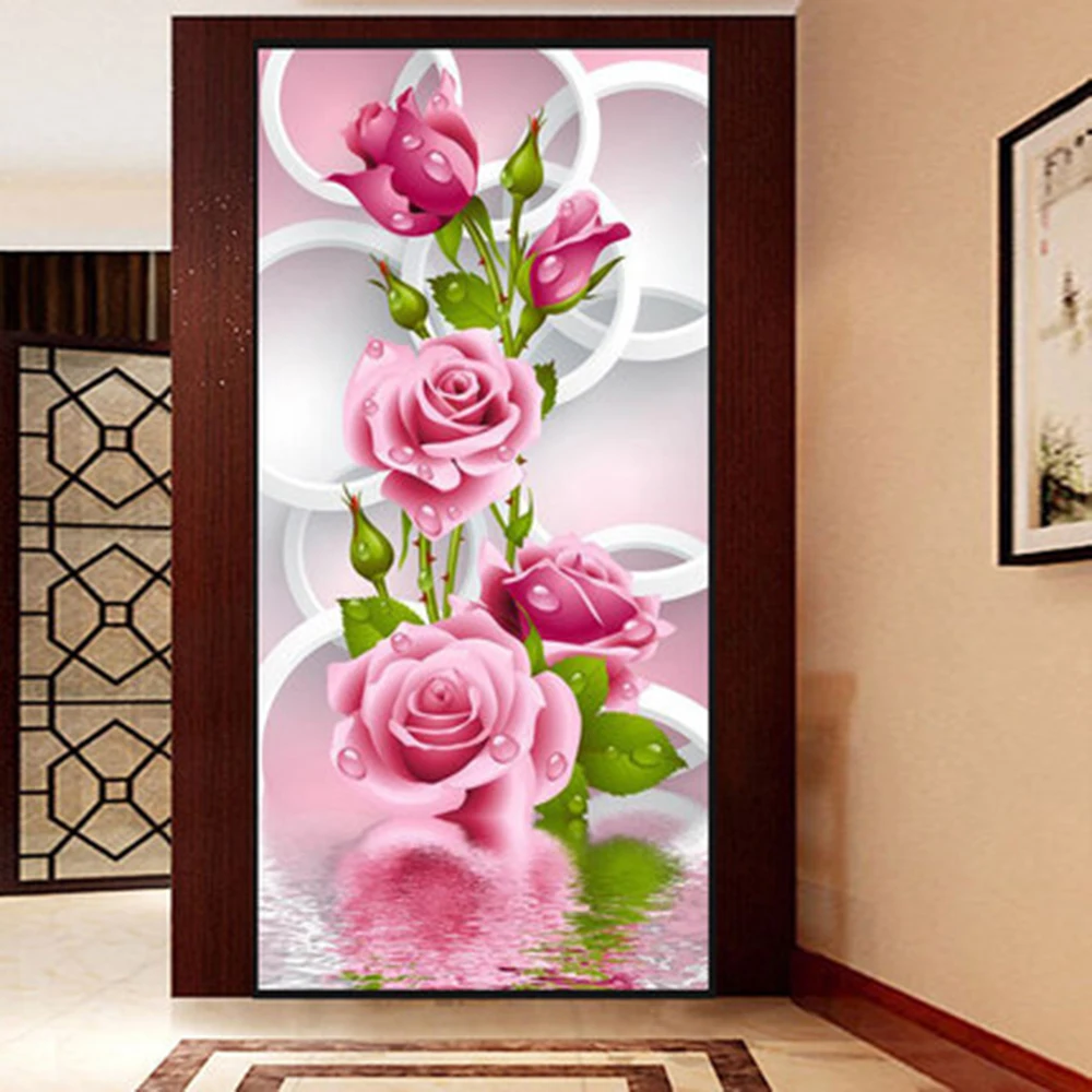 5D-DIY-Diamond-Painting-Rose-Flower-Mosaic-Scenery-Rhinestones-cross-stitch-kits-handmade-Embroidery-Christmas-Gift
