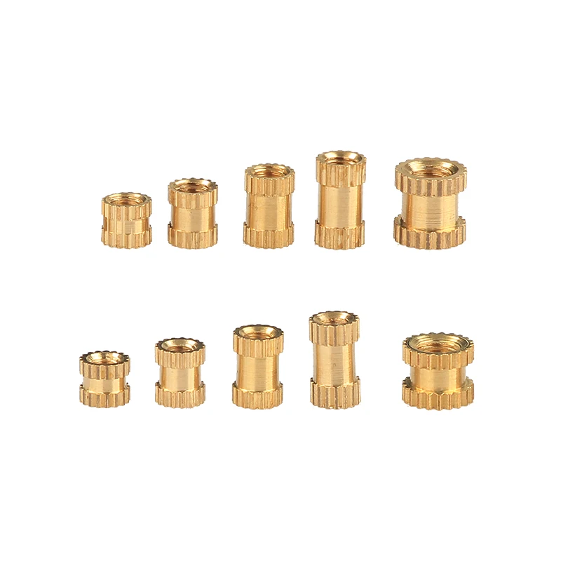 injecao de bronze insercao serrilhada porcas serrilhadas kit sortido 02