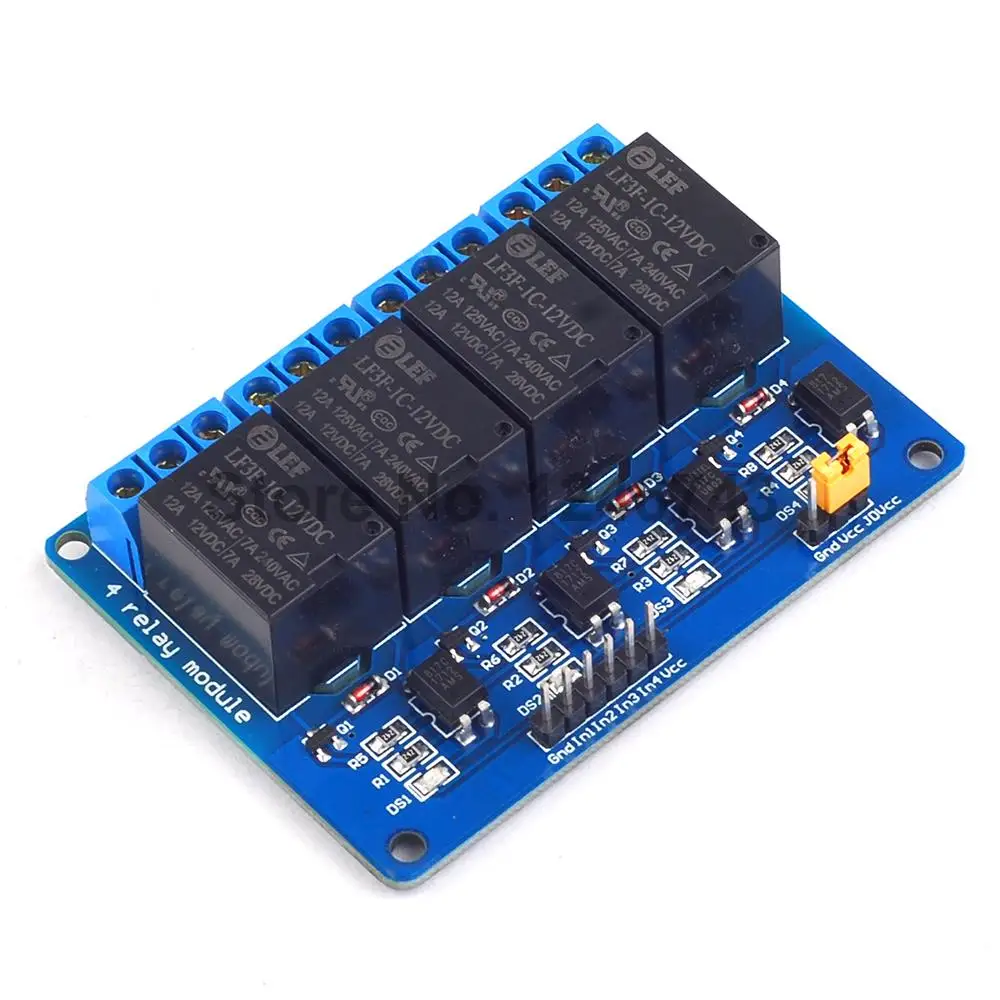 1PCS 4 Channel 12V Relay Module Low level Relay Output 4Channel Relay Module for Arduino
