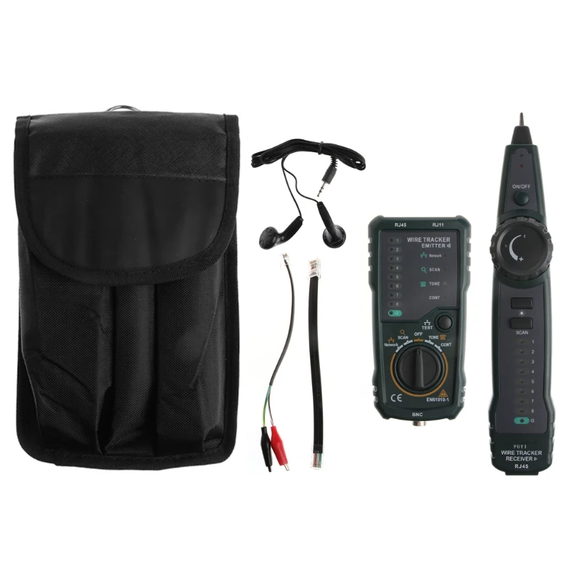 OOTDTY Cable Tracker Multifunction Wire Tester for Network Telephone
