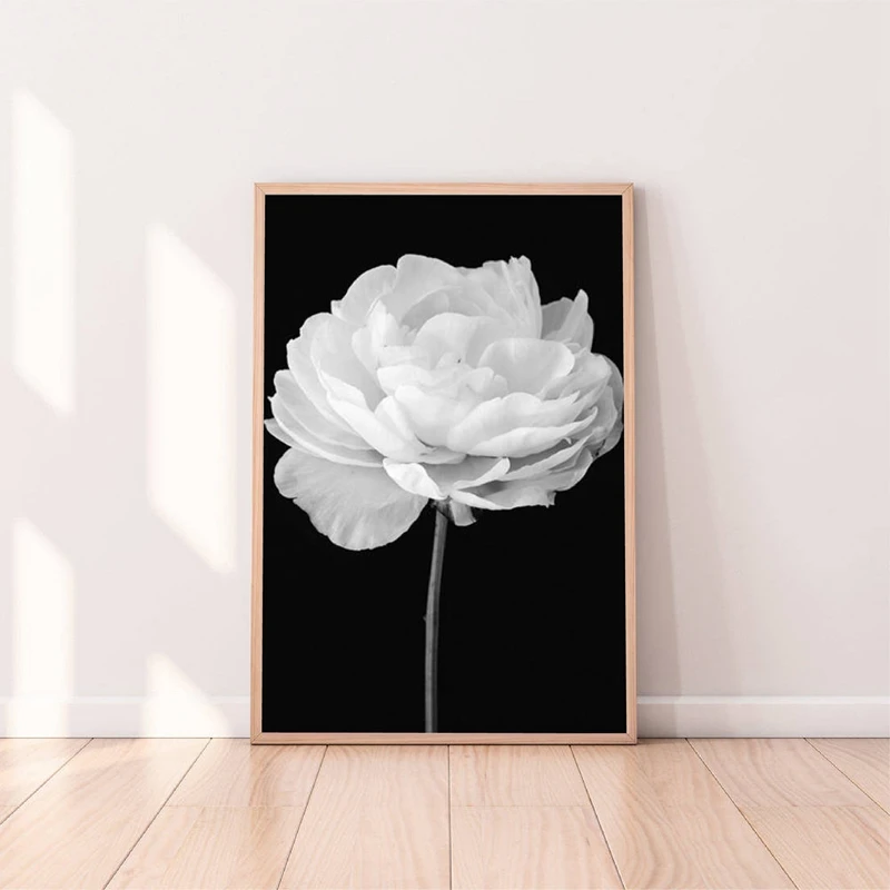 Flower Photography Canvas Poster Home Decor
