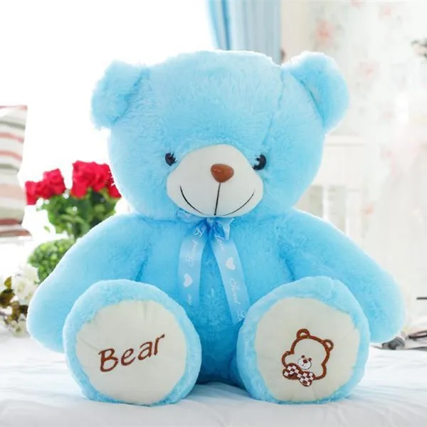 Мишка Push-игрушка прекрасный синий медведь много Размеры выбрать подарок любовника подарок на день рождения много Размеры выбрать