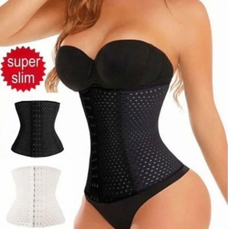 

Waist Trainer Cincher Womens Underbust Corset Belt Shapewear Slim Body Shaper Fashion Breathable Solid Plus Size After Pregance