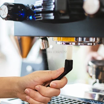 Coffee Machine Brush Espresso Grinder Machine Group Head Kitchen Nylon Cleaning Brush S28 dropship