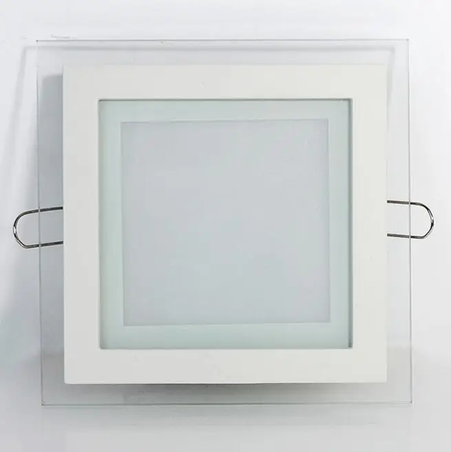 

Dimmable 6W 12W 18W LED Panel Downlight Round square Glass Panel Lights Ceiling Recessed Lamps For Home Hotel Lighting AC 220V