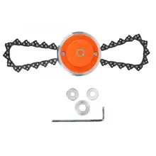 Lawn Mower Chain Grass Trimmer Head Chain Brushcutter for Garden Grass Cutter Tools Spare Parts for Trimmer Garden Tools