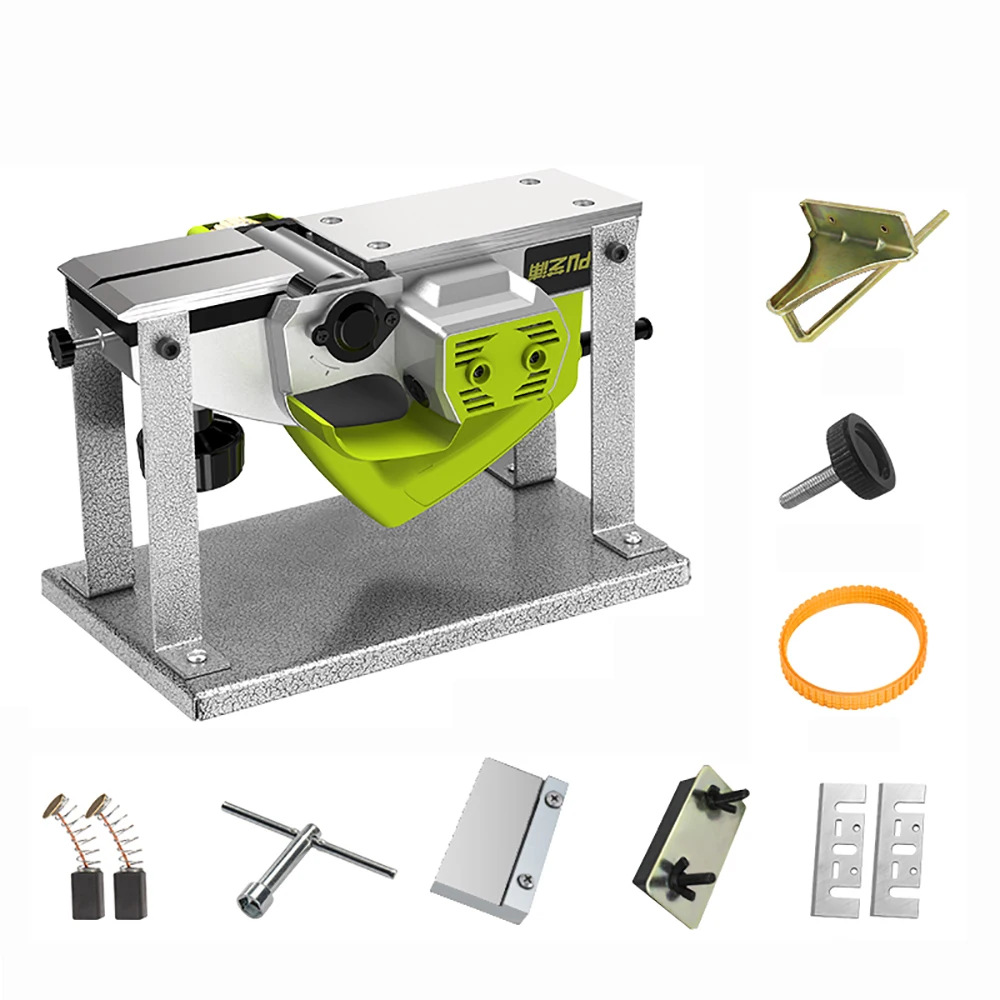 US $129.00 220V Electric Wood Planer Multifunctional Woodworking Planer Portable Desktop Carpentry Planer Planing Machine 1000W Y