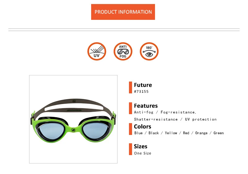 Barracuda Дети Подростки плавательные очки будущее Анти-туман УФ Защита плавательные очки для детей Дети#73155