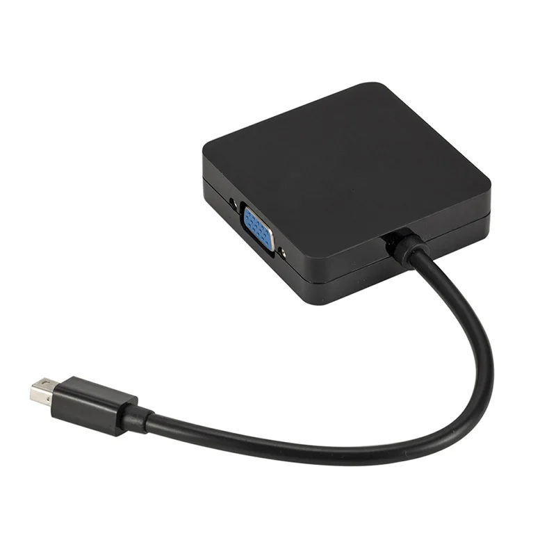 3 в 1 Мини DP DisplayPort к HDMI/DVI/VGA 1080p HD видео аудио конвертер для Mac FD Новый|Кабели VGA| |