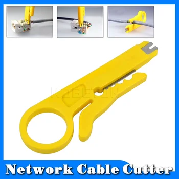 

kebidumei 10pcs Portable Mini Networking Cable Stripper Simple DataUTP Wire Cutter Easy Use