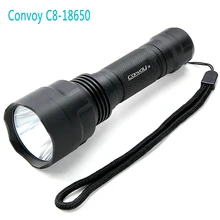 LED Flashlight Waterproof Convoy C8 Cree Diving Hunting Torch Battery 18650 Lantern LED Torche Light Outdoor Camping Flash Lamp