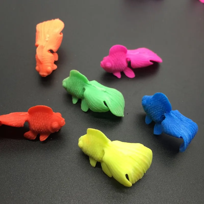 50g/lot Beautiful Goldfish Shape EVA Grow Up Toys Children's Favor Toy
