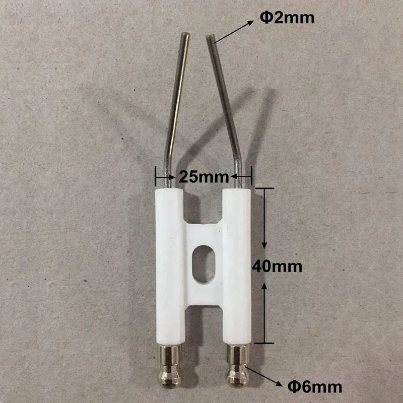 H тип горелки Искрящаяся пробка, двойной стержень керамический электрод искры зажигания, горящая машина мазута газовая плита, керамический обжиг иглы - Цвет: type 2