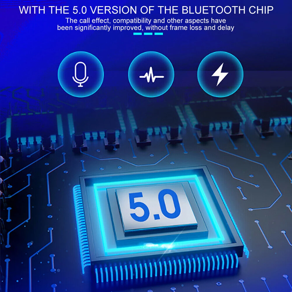 TWS беспроводные Bluetooth наушники Bluetooth 5,0 мини-вкладыши HIFI стерео Спортивная гарнитура наушники с зарядным устройством для Android ios