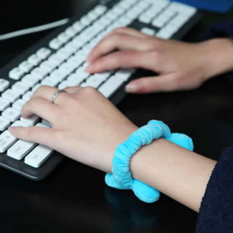 

Multi-purpose Mouse Wrist Rest Hairband Soft Moveable for Home Office Computer GT66