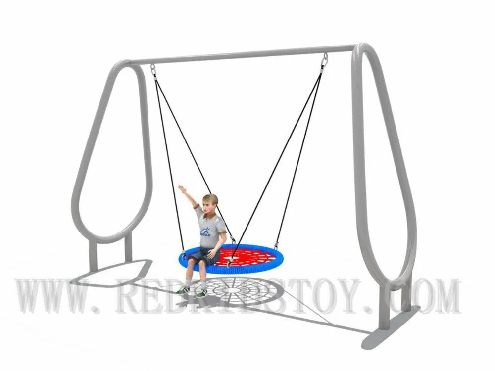 

Patio Outdoor Swing With Rope Nest Swing Seat CE Approved Kids Playground HZ-8509